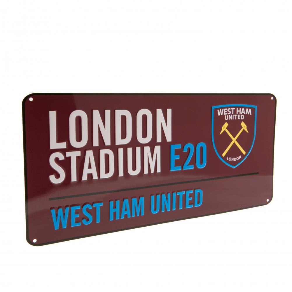 West Ham United FC Colour Street Sign: 2 - Signs & Plaques By West Ham United