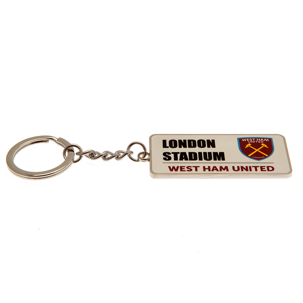 West Ham United FC Street Sign Keyring: 3 - Keyrings By West Ham United