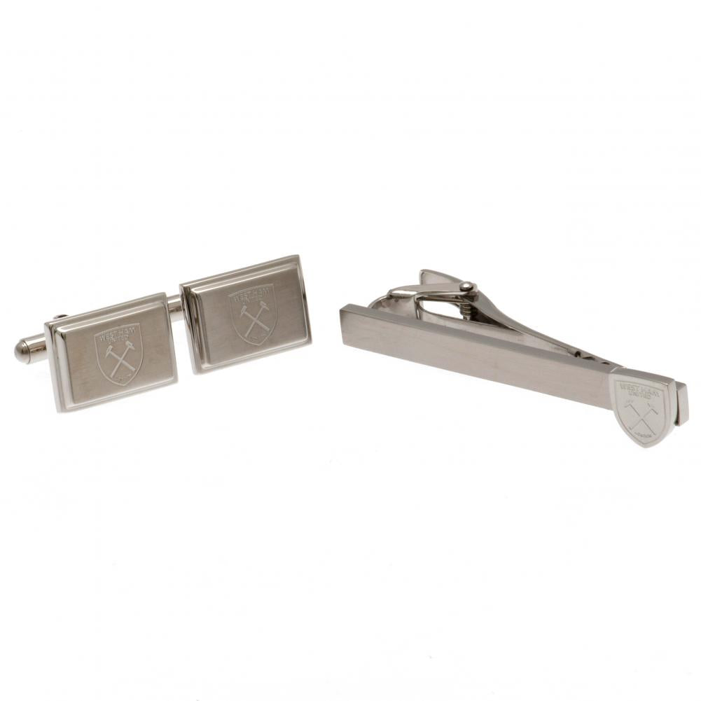 West Ham United FC Tie Slide & Cufflink Set: 2 - Cufflinks & Tie Slides By West Ham United
