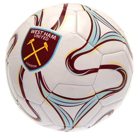 West Ham United FC Cosmos White Football: 2 - Balls By West Ham United