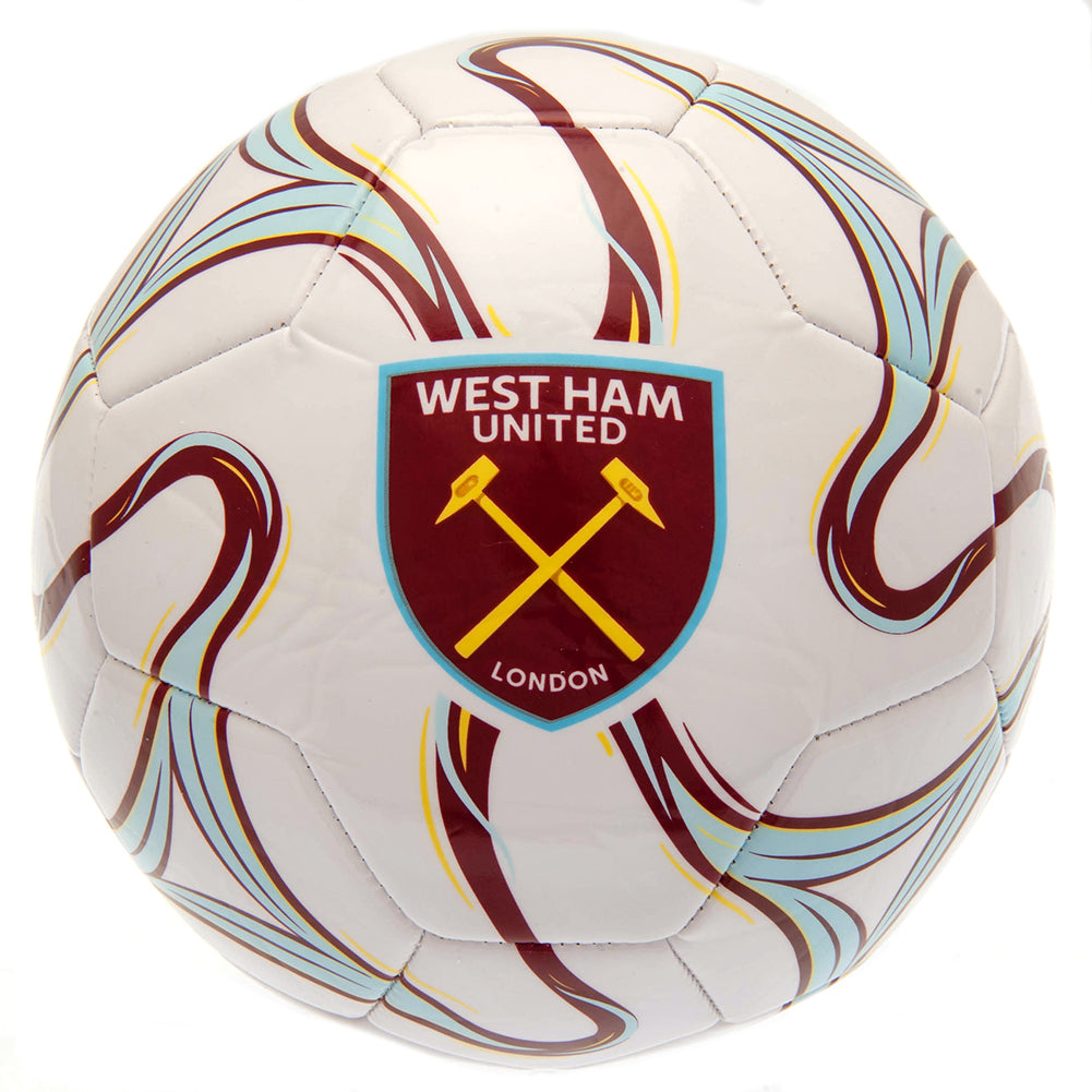 West Ham United FC Cosmos White Football: 1 - Balls By West Ham United