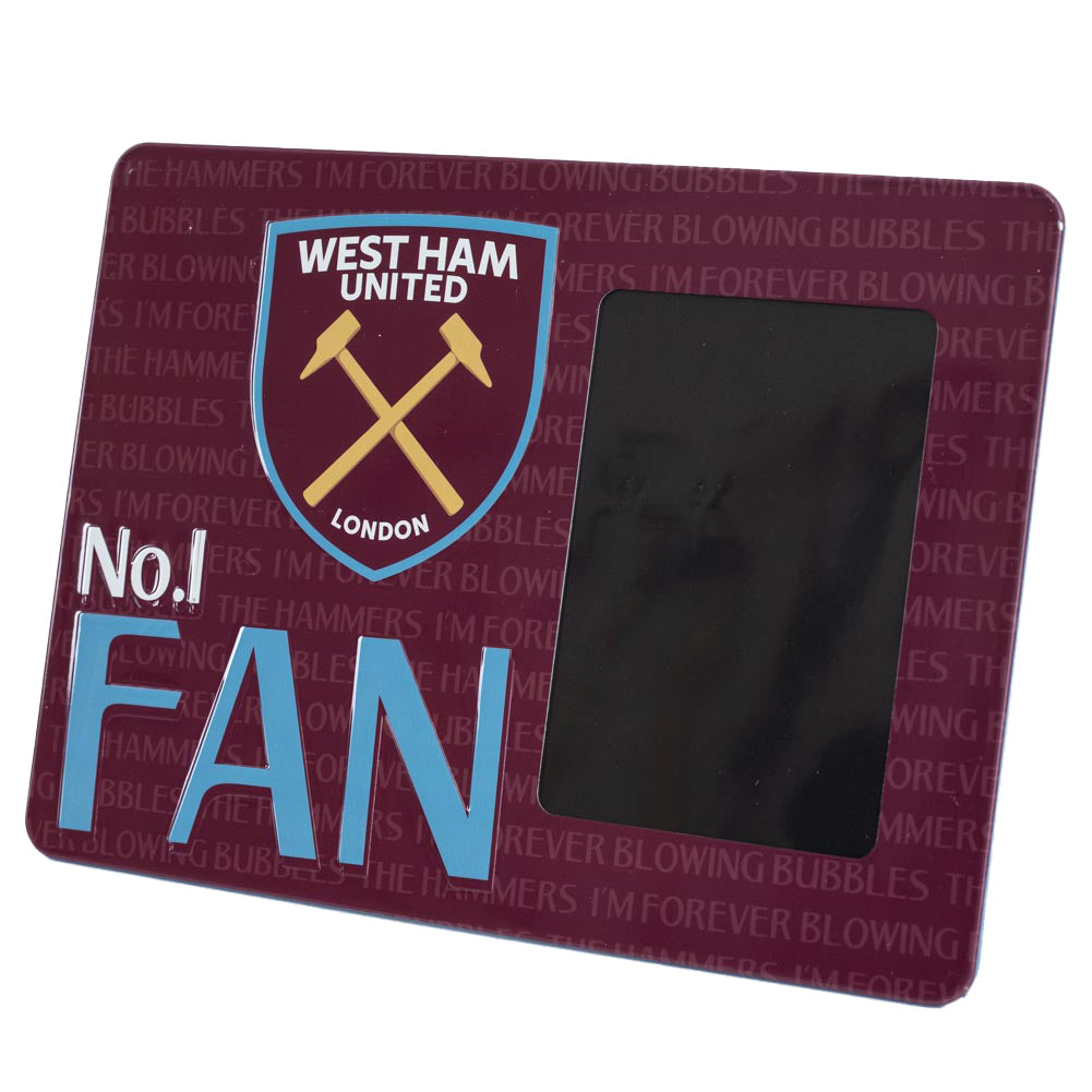 West Ham United FC No1 Fan Picture Frame Sign: 1 - Photo Frames By West Ham United