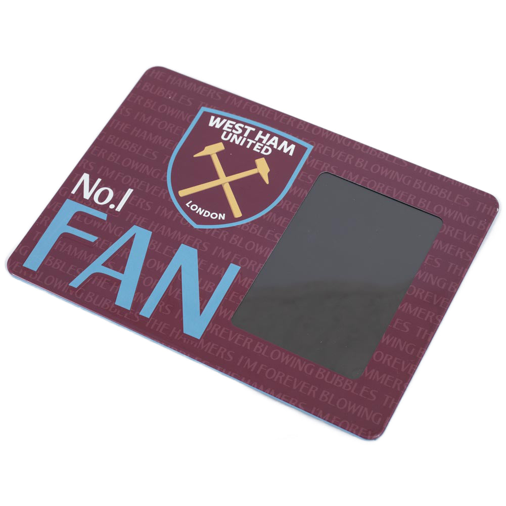 West Ham United FC No1 Fan Picture Frame Sign: 2 - Photo Frames By West Ham United
