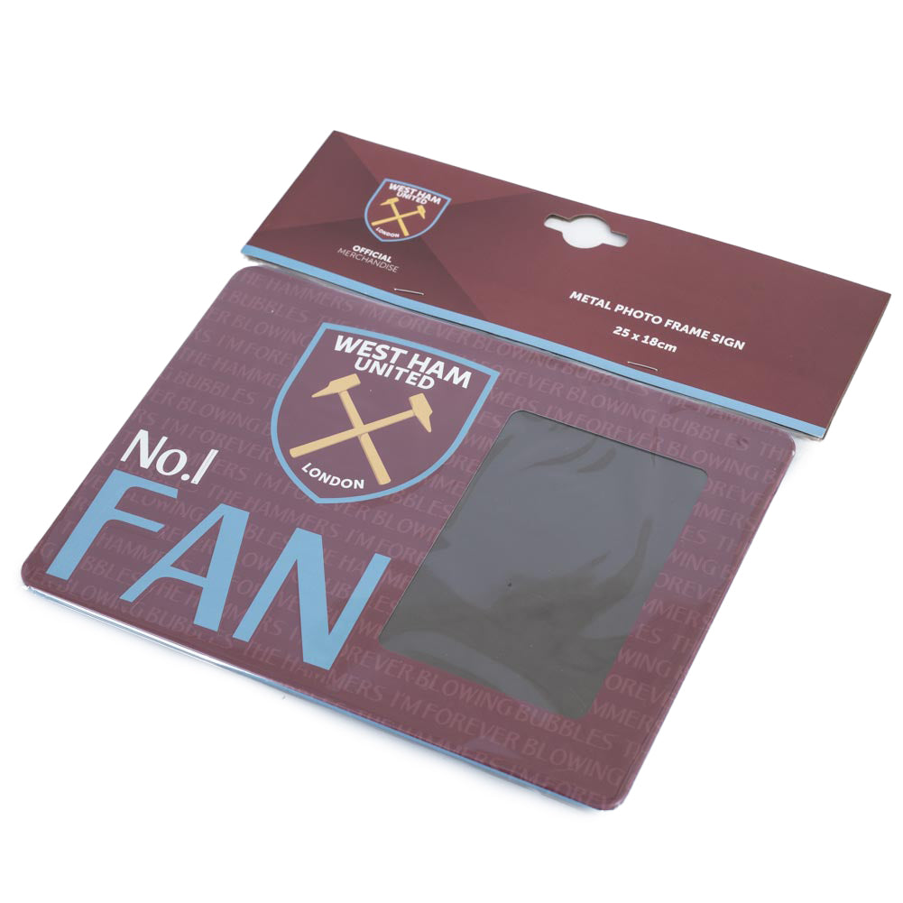 West Ham United FC No1 Fan Picture Frame Sign: 5 - Photo Frames By West Ham United