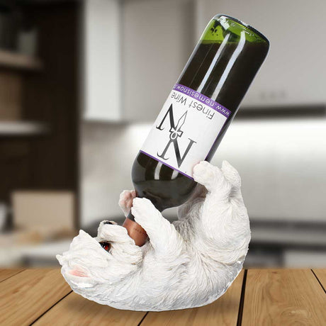 West Highland Terrier Guzzler Dog Wine Bottle Holder: 1 - Guzzlers & Wine Bottle Holders By Gift Moments