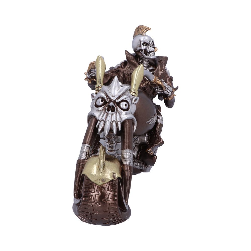 Wheels of Steel 29cm Steampunk Motorcycle Skeleton Figurine.: 5 - Figures & Collectables By Gift Moments
