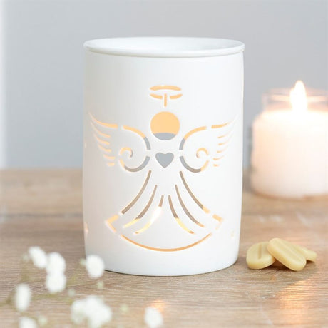 White Angel Cut Out Oil Burner: 1 - Oil & Wax Burners By Gift Moments