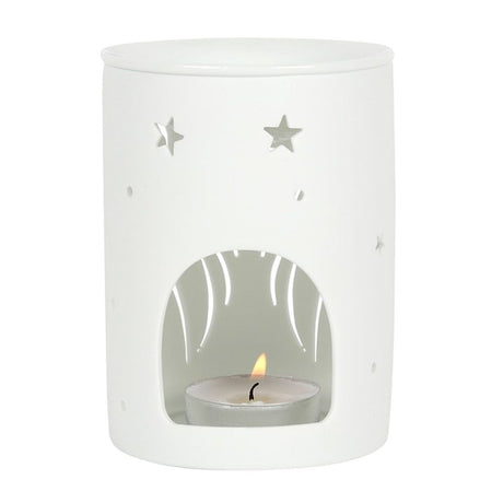 White Angel Wings Cut Out Oil Burner: 3 - Oil & Wax Burners By Gift Moments