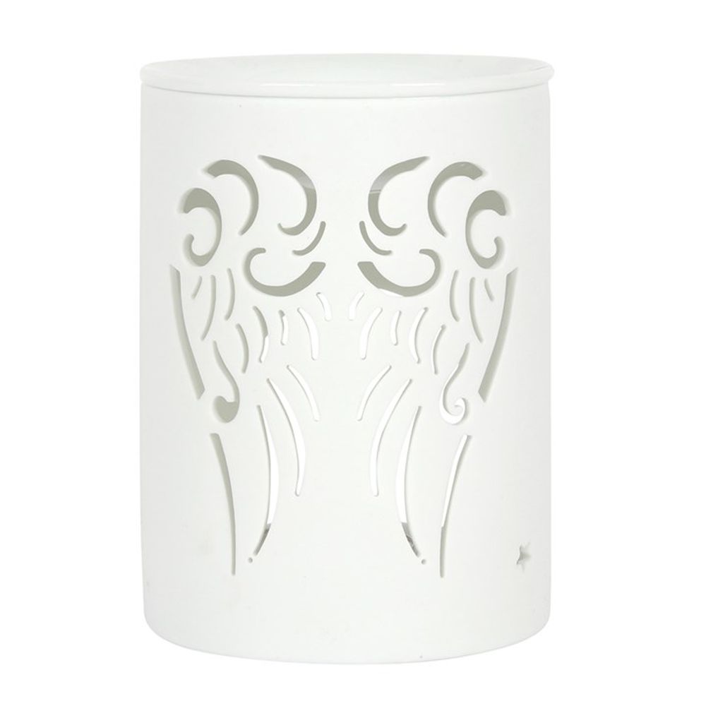 White Angel Wings Cut Out Oil Burner: 2 - Oil & Wax Burners By Gift Moments
