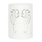 White Angel Wings Cut Out Oil Burner: 2 - Oil & Wax Burners By Gift Moments