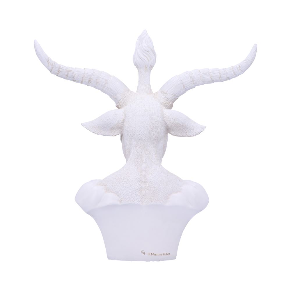 White Baphomet Bust 33.5cm: 4 Figures & Collectables By NN Designs