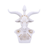 White Baphomet Bust 33.5cm: 2 Figures & Collectables By NN Designs