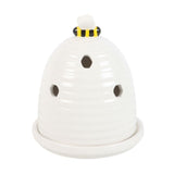 White Beehive Incense Cone Holder: 2 - Incense Holders By Gift Moments