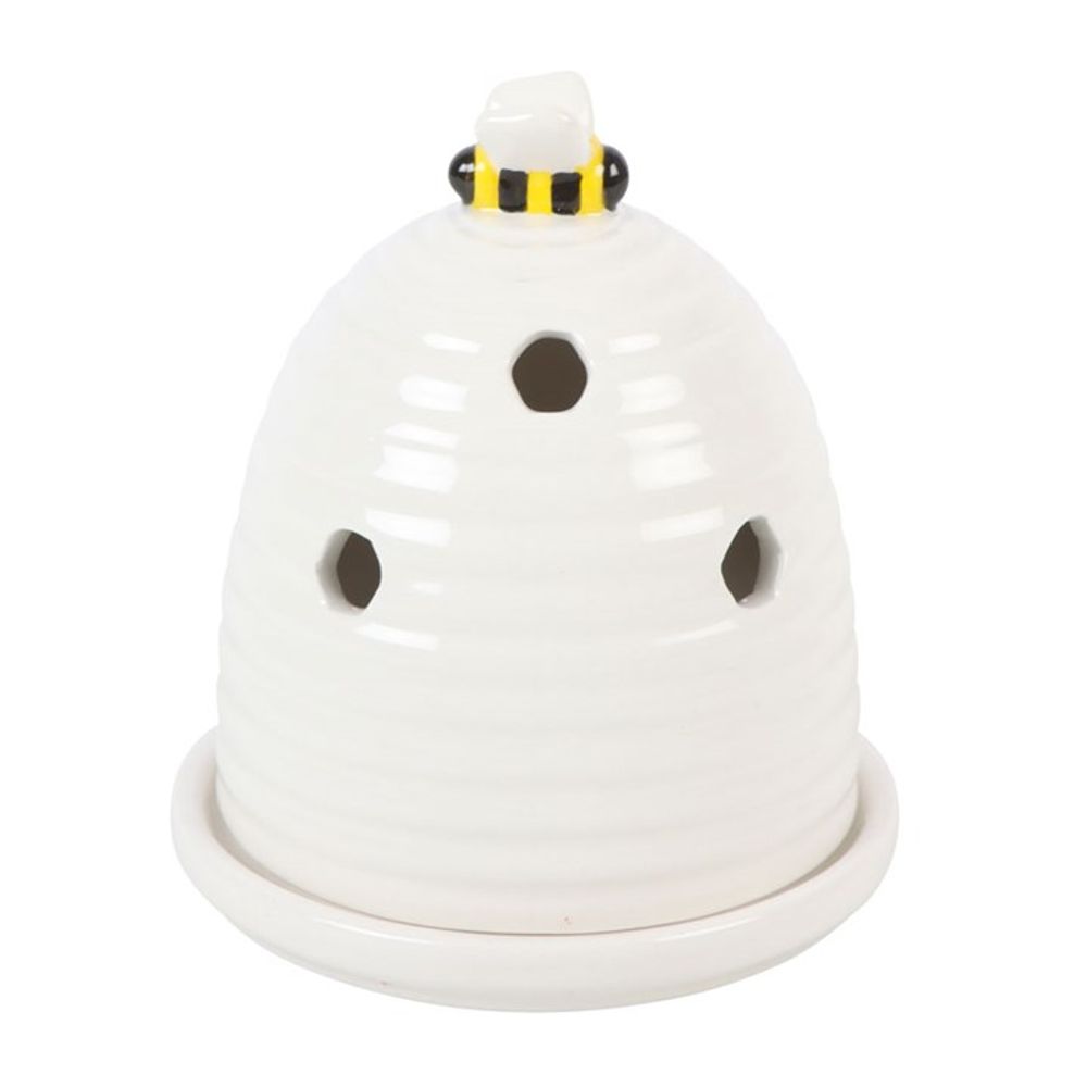 White Beehive Incense Cone Holder: 5 - Incense Holders By Gift Moments