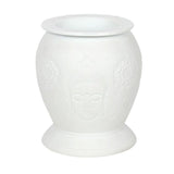 White Ceramic Buddha Electric Oil Burner: 2 - Oil & Wax Burners By Gift Moments