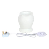 White Ceramic Buddha Electric Oil Burner: 3 - Oil & Wax Burners By Gift Moments