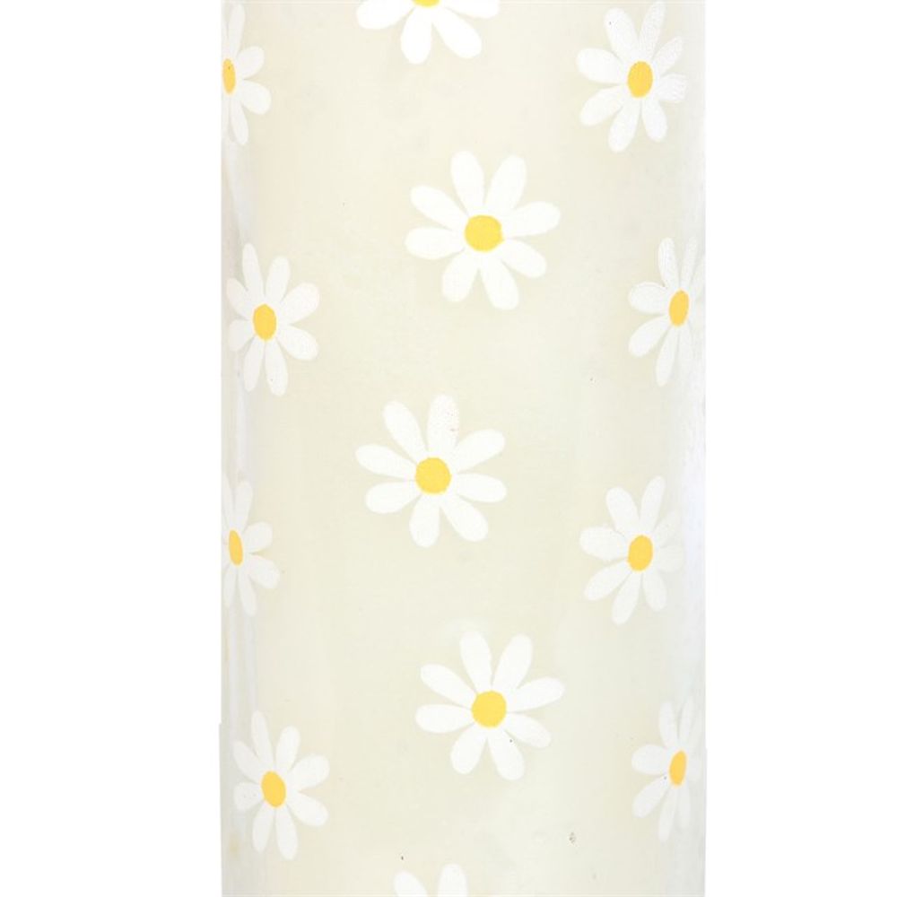 White Daisy Tube Candle: 4 - Candles By Gift Moments