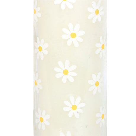 White Daisy Tube Candle: 4 - Candles By Gift Moments