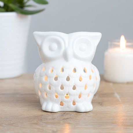 White Owl Oil Burner: 1 - Oil & Wax Burners By Gift Moments