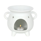 White Pentagram Cauldron Oil Burner: 4 - Oil & Wax Burners By Gift Moments
