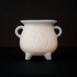 White Pentagram Cauldron Oil Burner: 2 - Oil & Wax Burners By Gift Moments