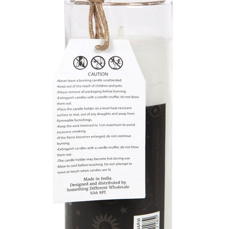 White Sage ’Happiness’ Spell Tube Candle: 2 - Candles By Gift Moments