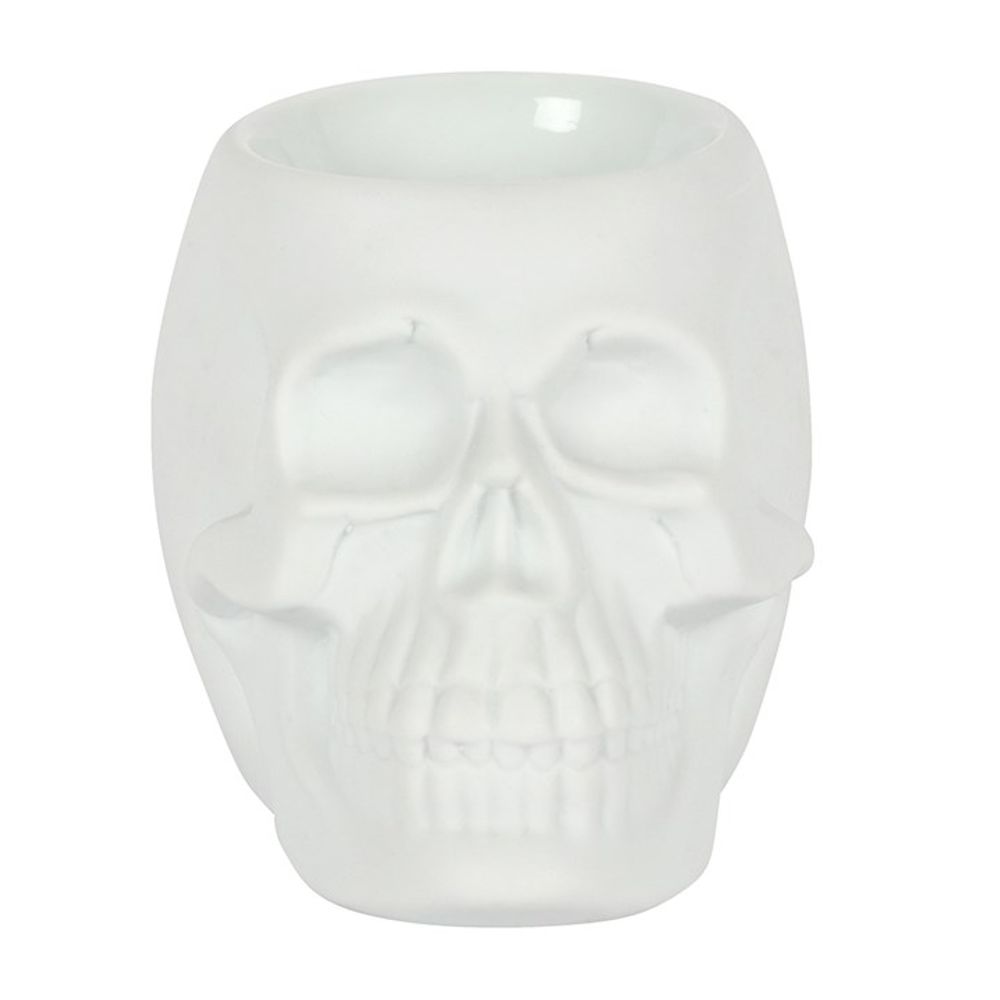 White Skull Oil Burner: 3 - Oil & Wax Burners By Gift Moments
