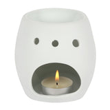 White Skull Oil Burner: 4 - Oil & Wax Burners By Gift Moments