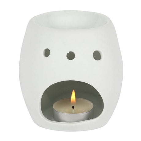 White Skull Oil Burner: 4 - Oil & Wax Burners By Gift Moments