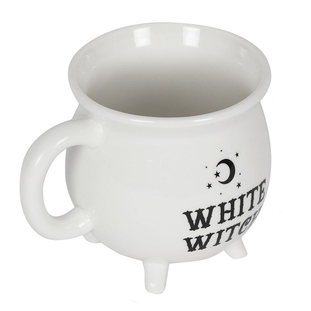 White Witch Cauldron Mug: 3 - Mugs By Gift Moments