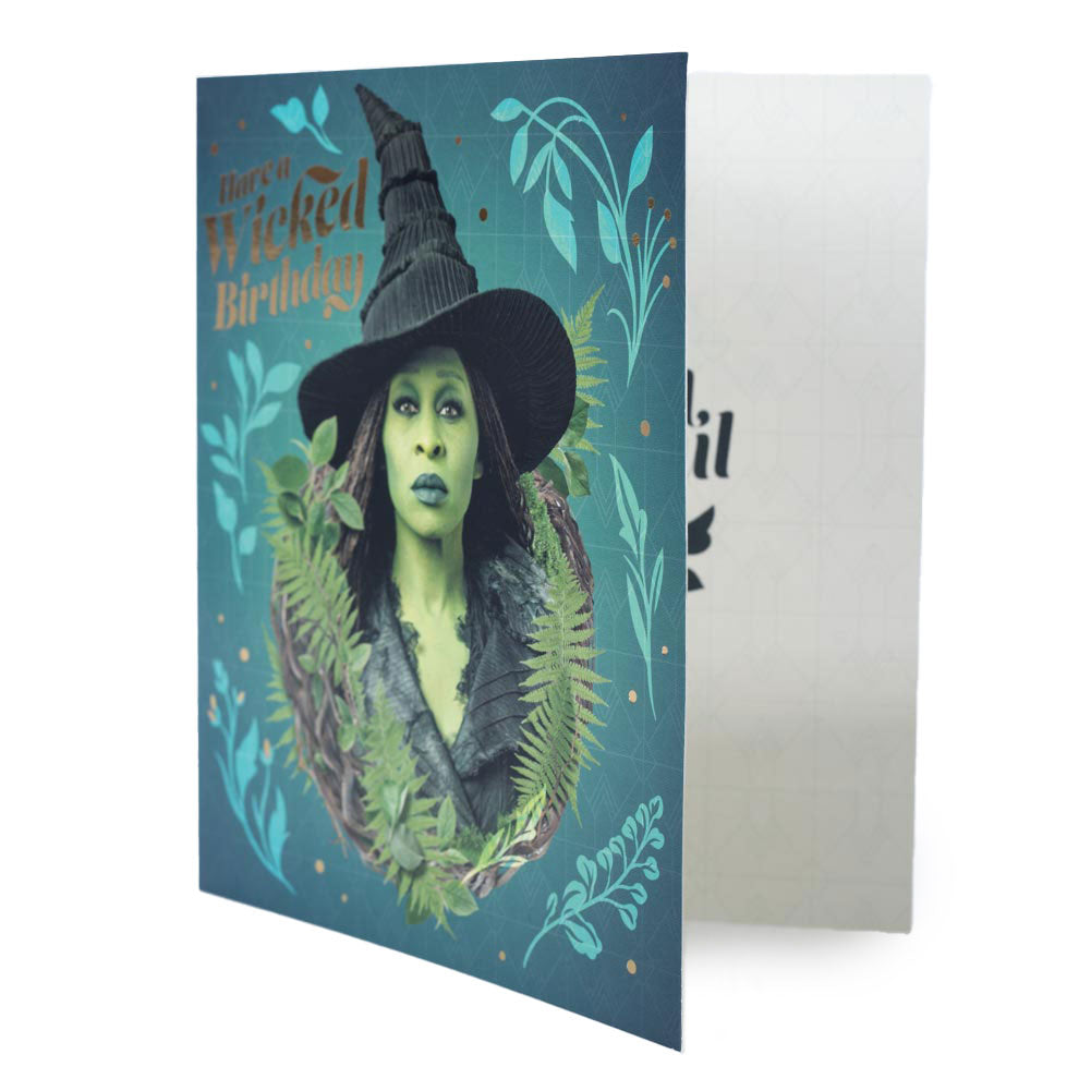 Wicked Elphaba Birthday Card: 2 - Greeting Cards By Wicked