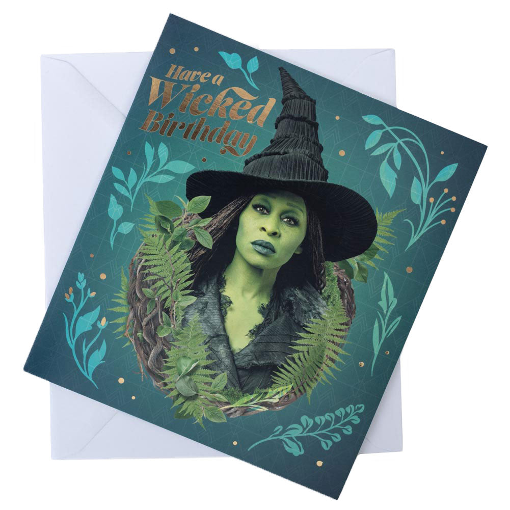 Wicked Elphaba Birthday Card: 1 - Greeting Cards By Wicked