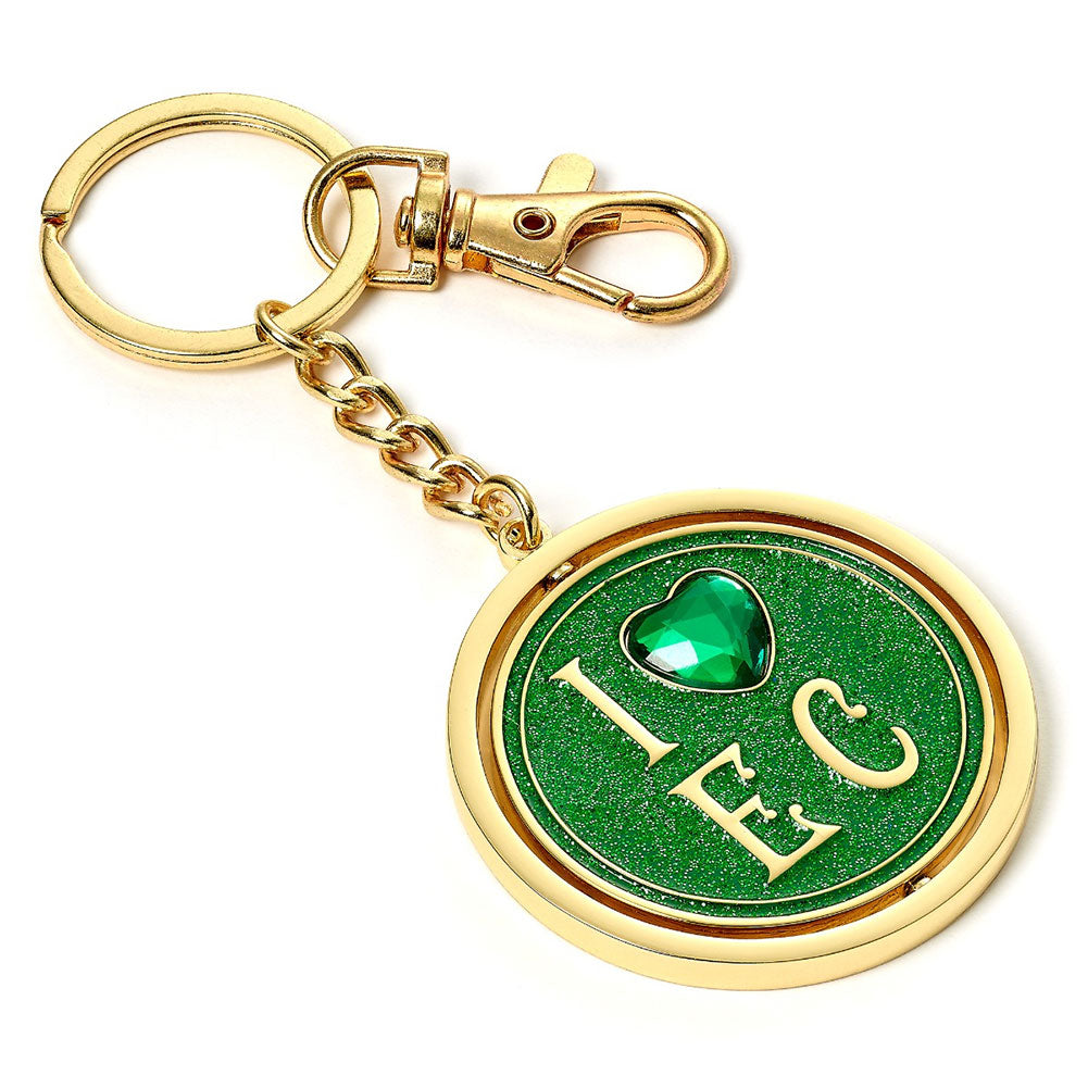 Wicked I Love Emerald City Spinner Keyring - Shop Keyrings At Gift Moments - 1