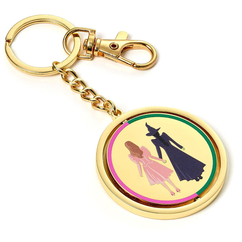 Wicked I Love Emerald City Spinner Keyring - Shop Keyrings At Gift Moments - 2
