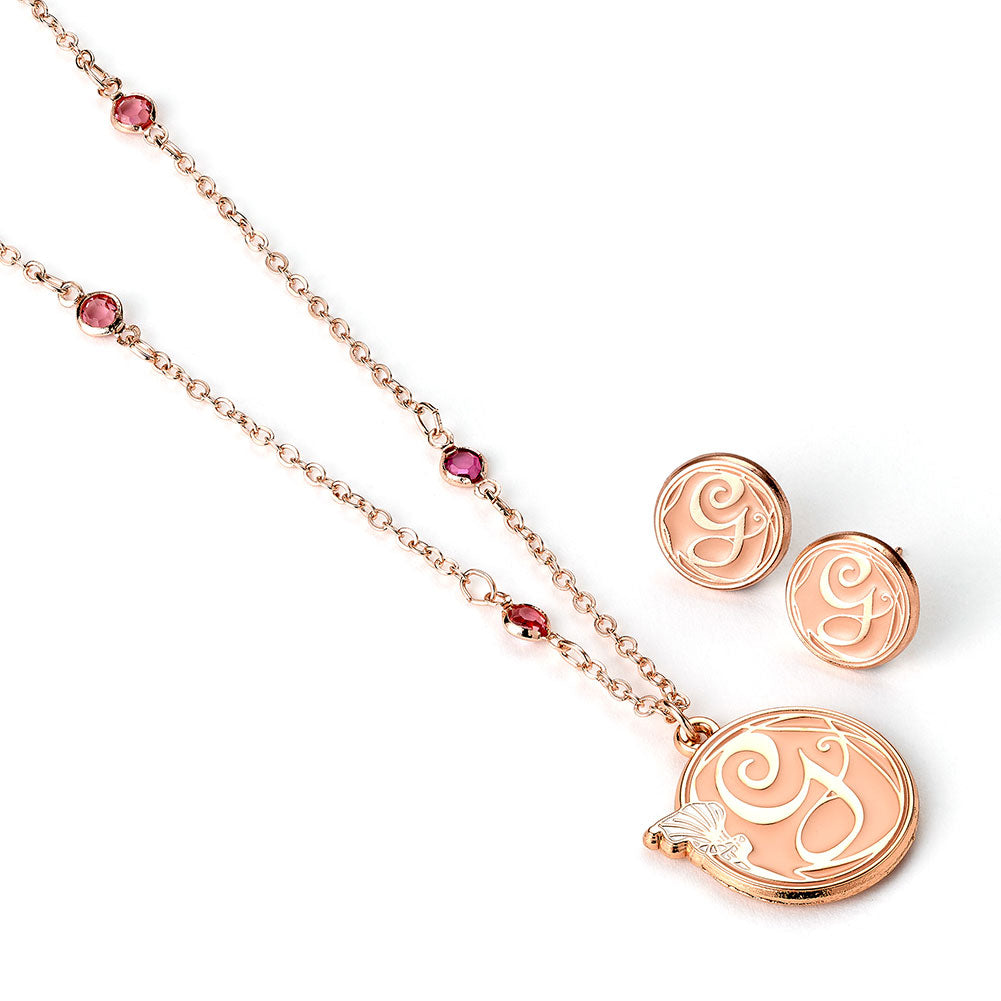 Wicked Rose Gold Plated Glinda Necklace & Earrings: 1 - Jewellery By Wicked