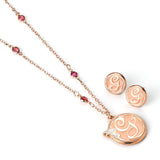 Wicked Rose Gold Plated Glinda Necklace & Earrings: 1 - Jewellery By Wicked
