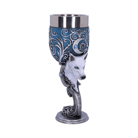 Wild at Heart Twin Wolf Heart Set of Two Goblets: 3 Goblets & Chalices By NN Designs