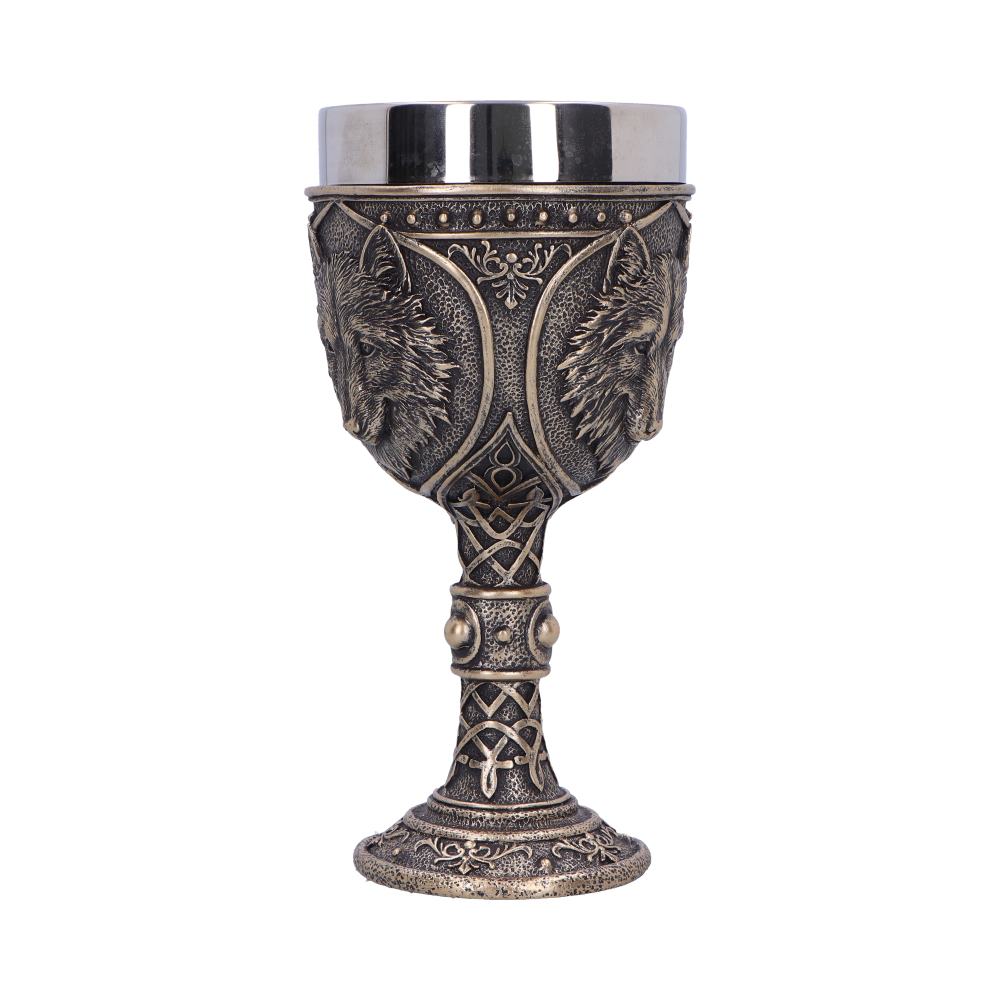 Wild Thirst Medieval Wolf Chalice 20cm: 4 - Goblets & Chalices By Gift Moments