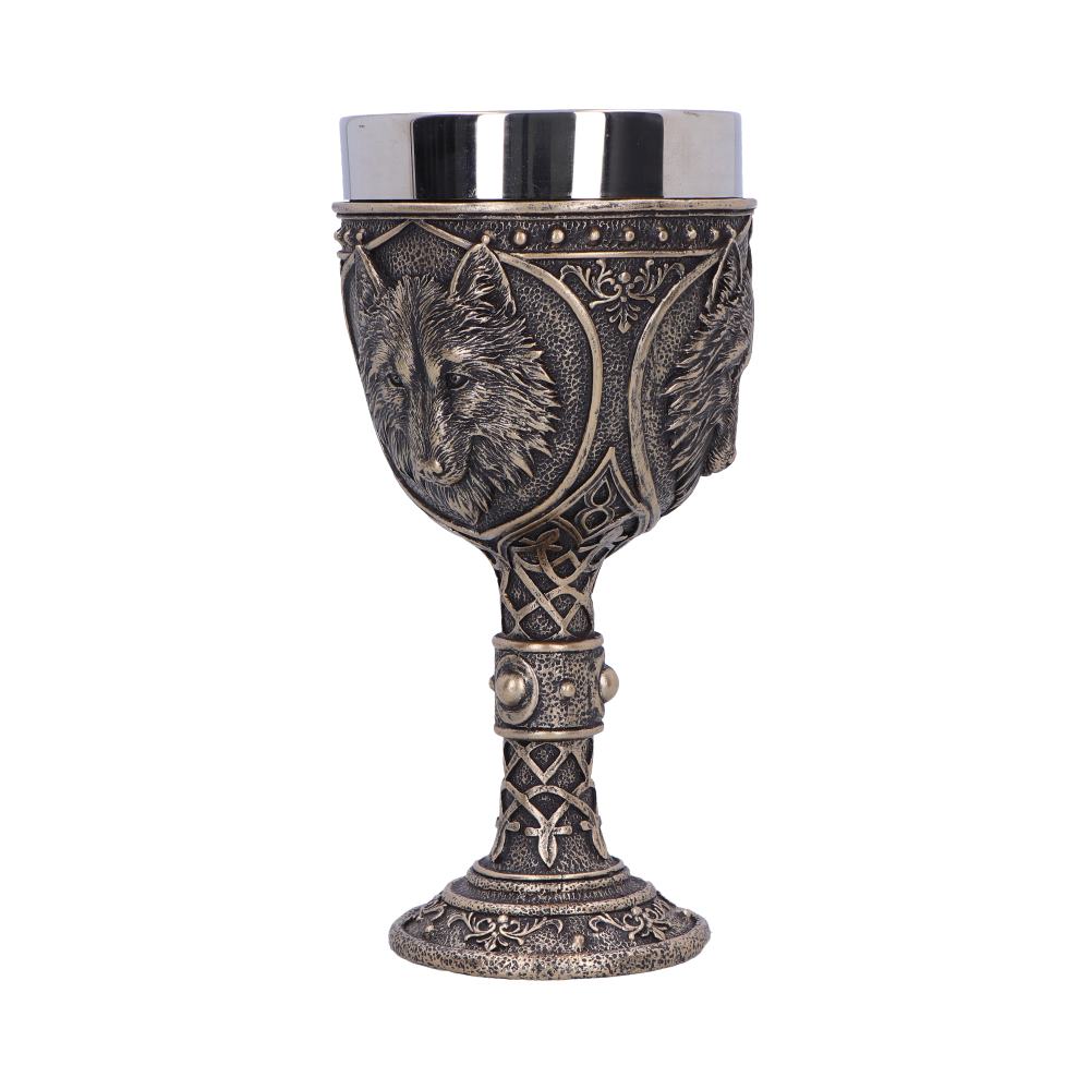 Wild Thirst Medieval Wolf Chalice 20cm - Shop Goblets & Chalices At Gift Moments - 3