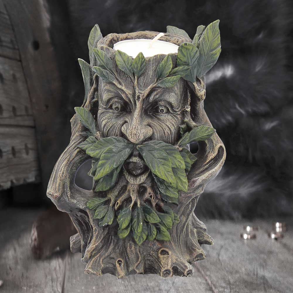 Wildwood Tree Spirit Tealight Holder 12cm: 1 Candles & Holders By Gift Moments