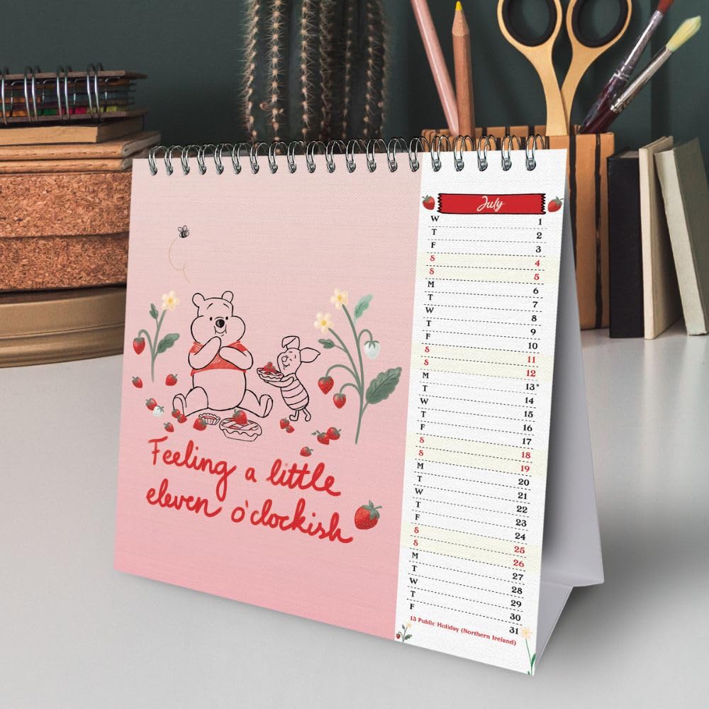 Winnie The Pooh Desktop Calendar 2026: 6 - Calendars By Winnie The Pooh