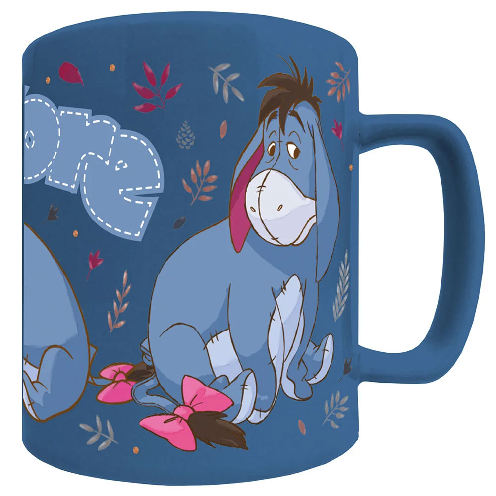 Winnie The Pooh Fuzzy Eeyore Mug: 3 Mugs By Winnie The Pooh