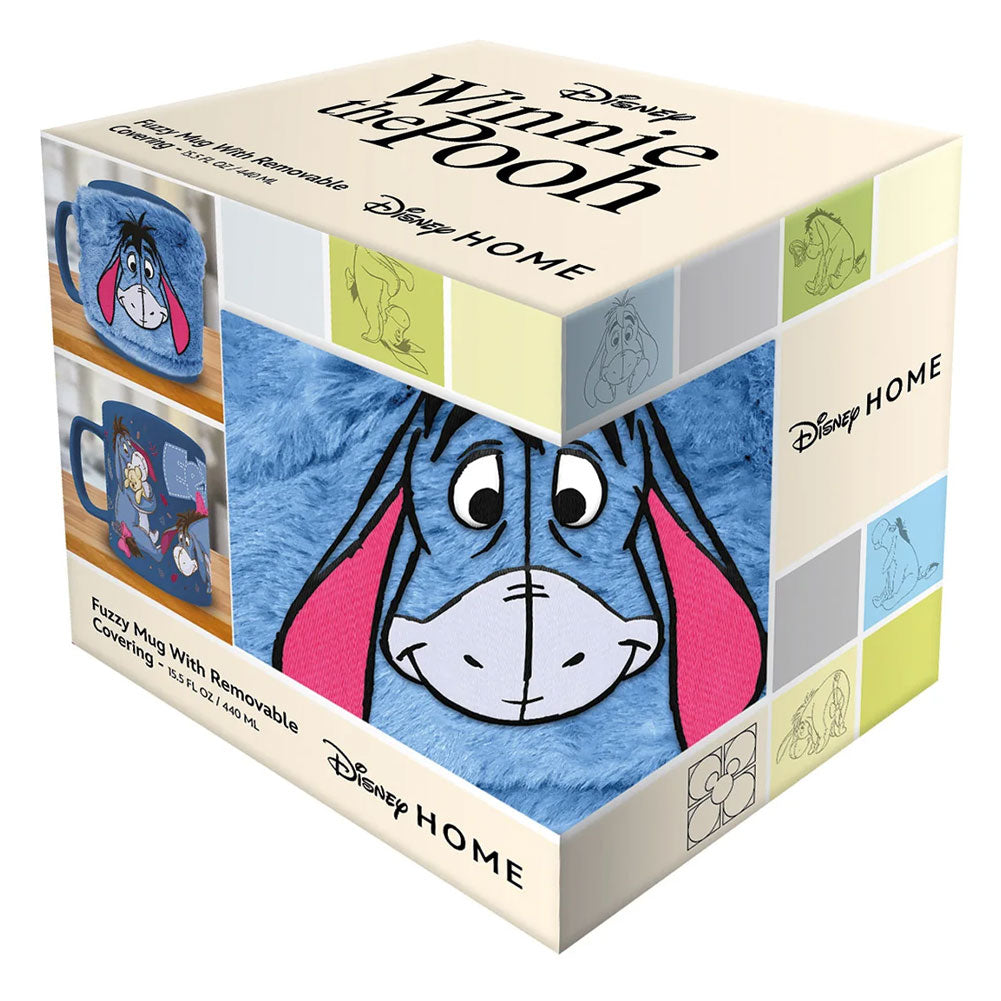 Winnie The Pooh Fuzzy Eeyore Mug: 4 Mugs By Winnie The Pooh