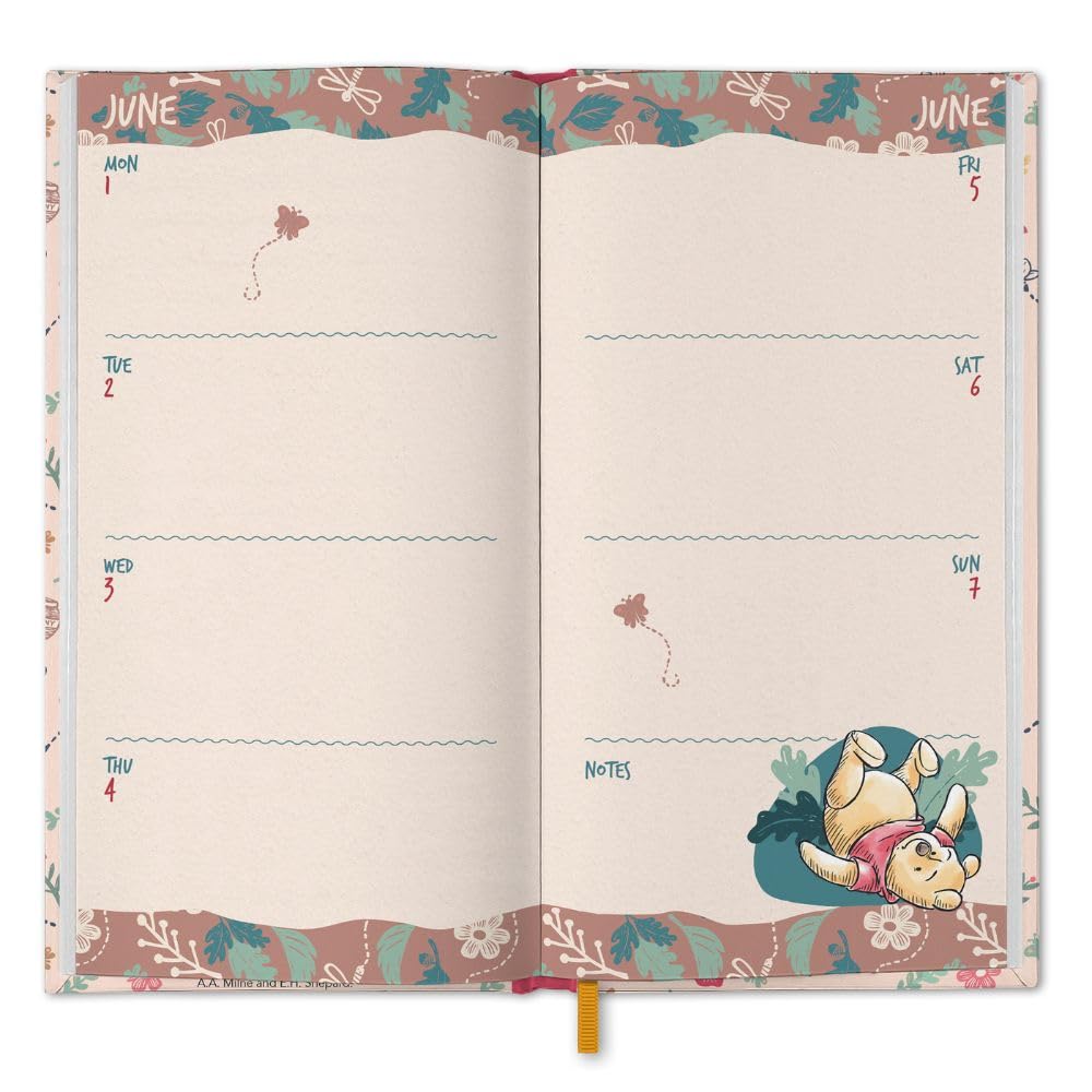 Winnie The Pooh Slim Diary 2026: 2 - Diaries By Winnie The Pooh