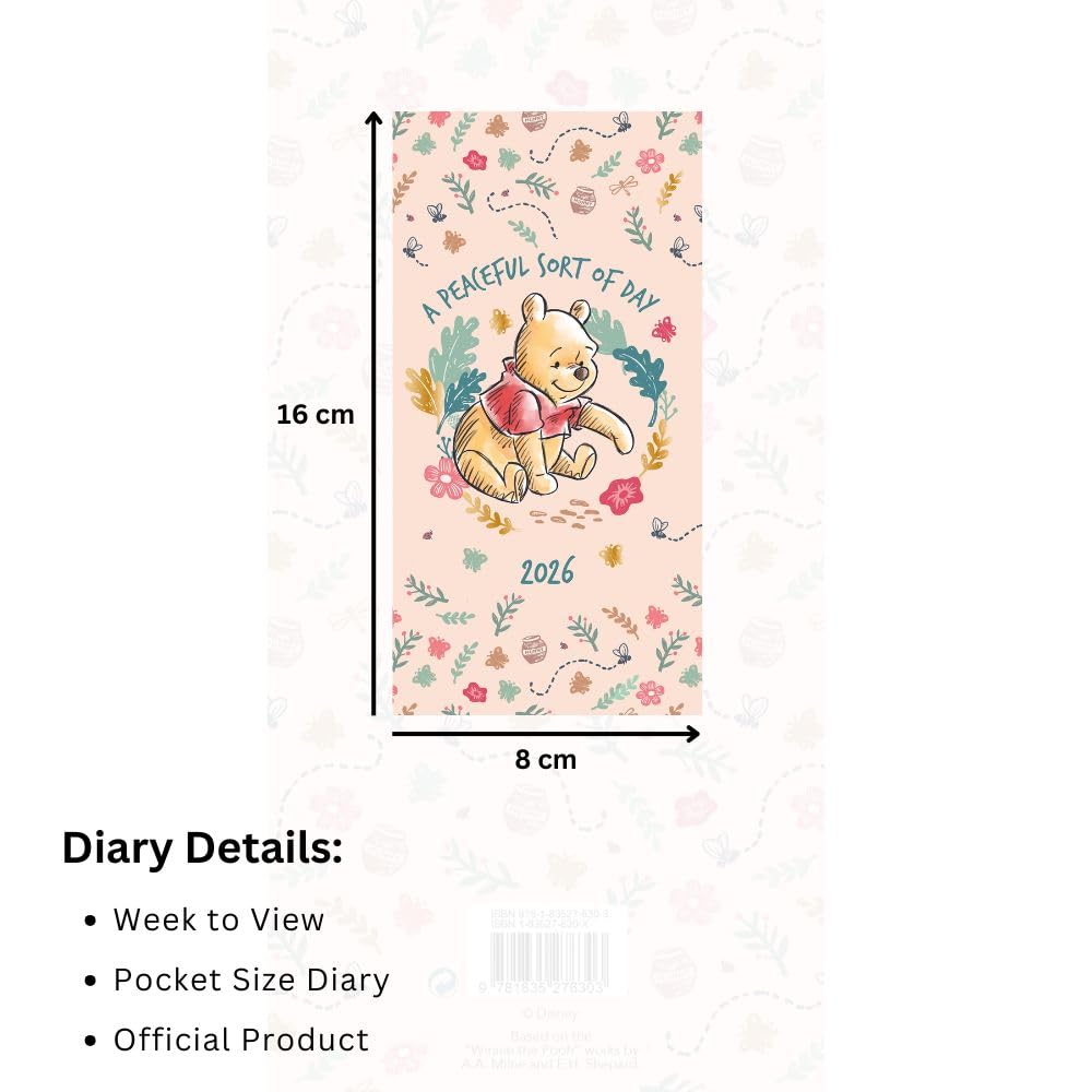 Winnie The Pooh Slim Diary 2026: 4 - Diaries By Winnie The Pooh
