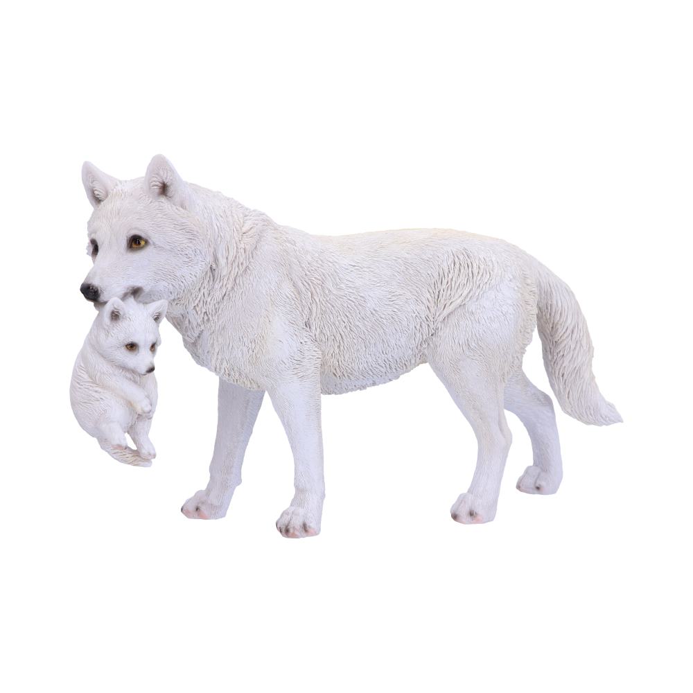 Winter Bond Mother Wolf and Pup Figurine 30cm - Shop Figures & Collectables At Gift Moments - 2