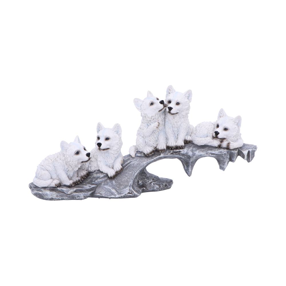 Winter Litter White Wolf Ornament - Shop Figures & Collectables At Gift Moments - 2