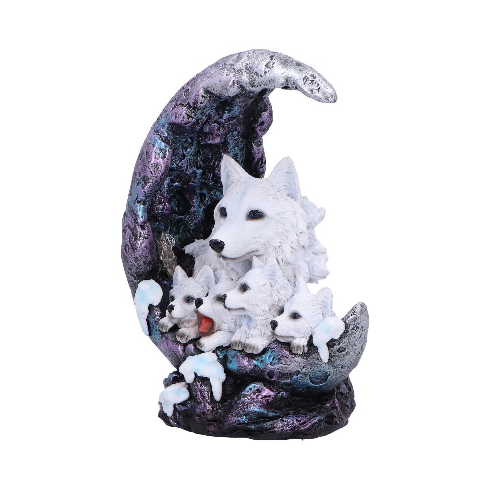 Winter Moon Wolf Ornament with LED - Shop Figurines Medium (15-29cm) At Gift Moments - 3