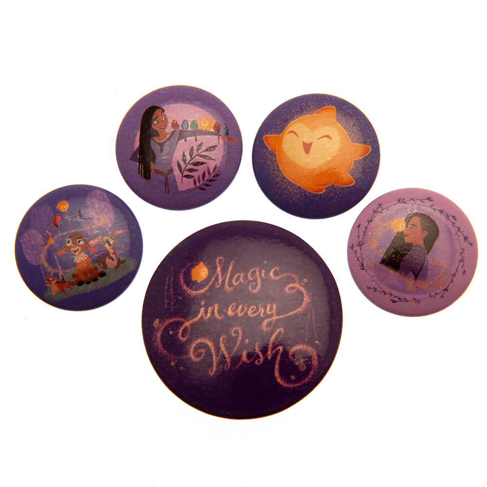 Wish Button Badge Set: 1 Badges By Wish