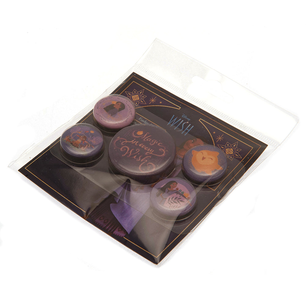 Wish Button Badge Set: 3 Badges By Wish